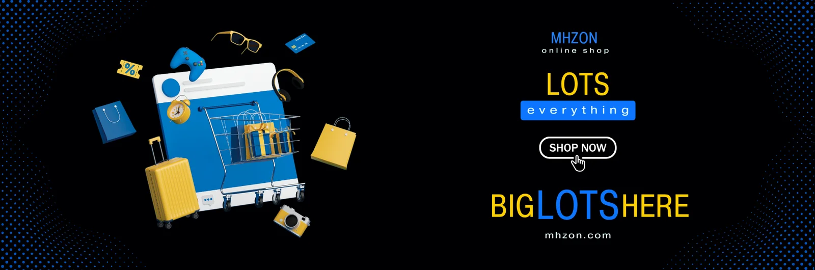 Black Blue Yellow Modern Online Shopping Sale Medium Banner (1903 x 630 px) (1)